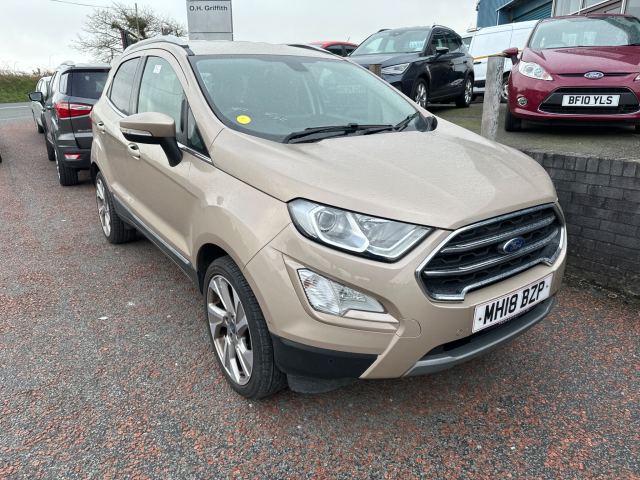 2018 (18) Ford EcoSport 1.0T EcoBoost Titanium SUV 5dr Petrol Manual Euro 6 (s/s) (125 ps) (M13010)